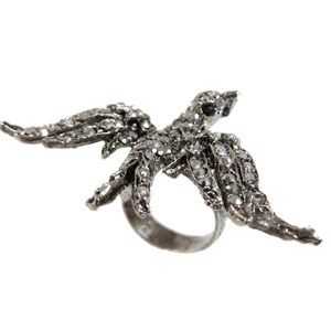 Marcasite Soaring Bird Ring, NWT